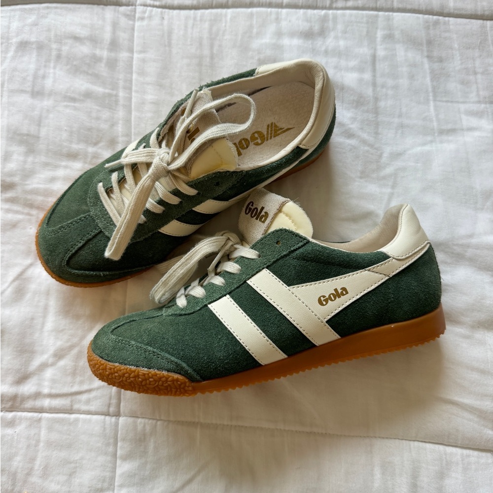 Gola Green and White Women's Shoes